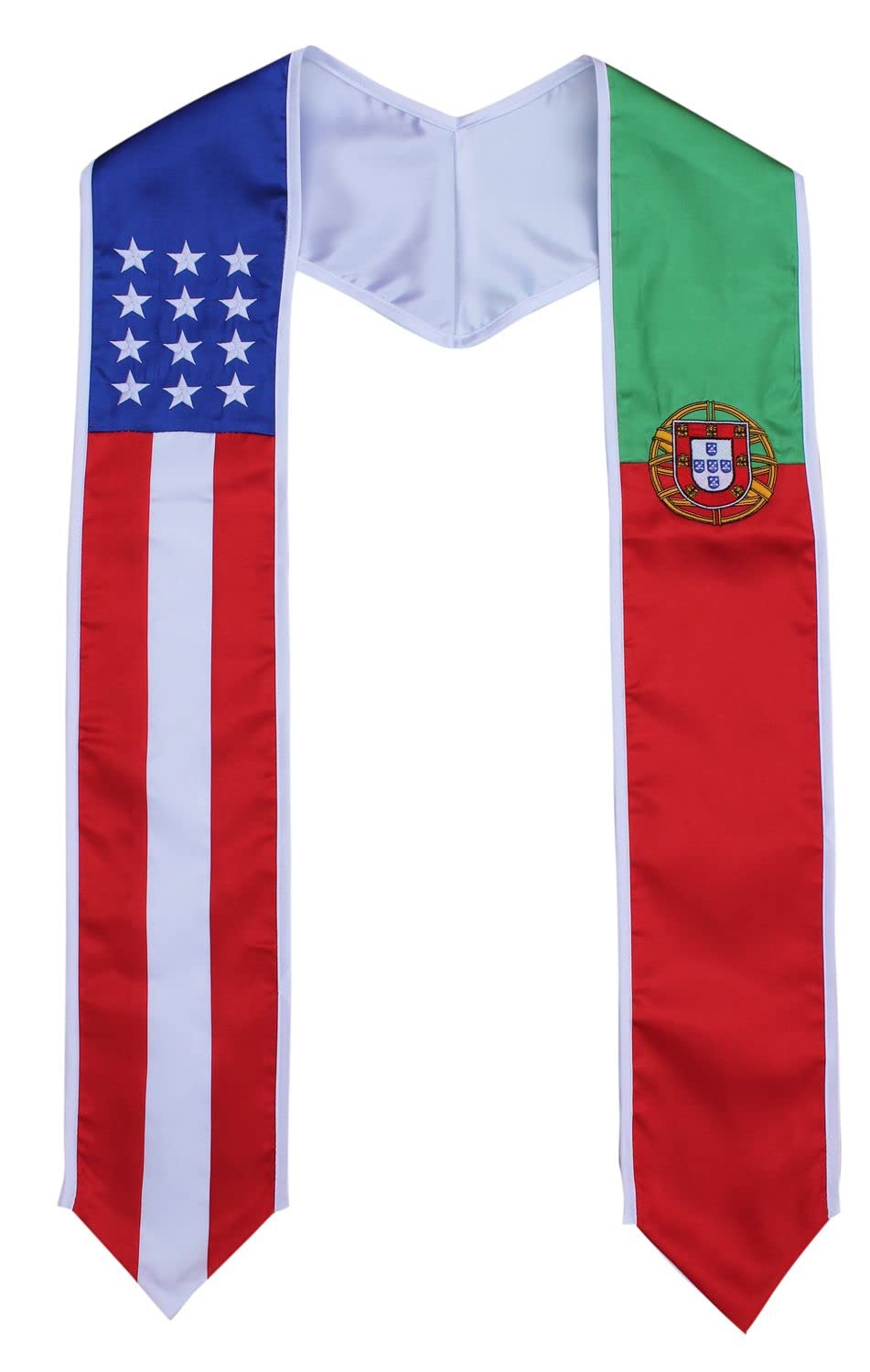 Del MexDel Mex Graduation Combo USA Country Flag Stole Sash Scarf Graduate Pride