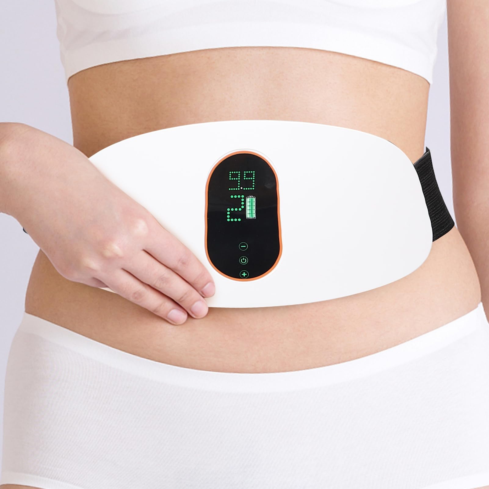 VICASKY Tragbares Bauchmassagegerät aus Elektrischer Schlankheitsgürtel mit Vibration Effektive Taillenmassage für Unterwegs für Fitness und Entspannung