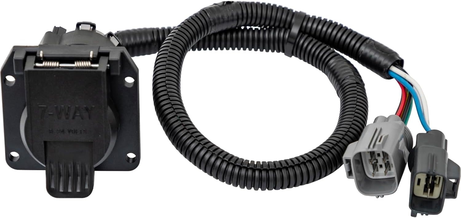 Buyers Products TC1775P 7-Way RV Blade Output Trailer Connector for Ford 2020+ F-250, F-350 & F-450, Start Way & End Way 7 + 4, Vehicle Side Wiring, RV Accessories