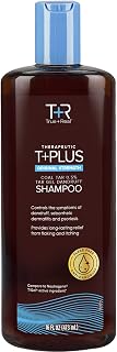 TrueReal Coal Tar Therapeutic Shampoo 0.5% Original Strength - Anti-Dandruff for Psoriasis, Seborrheic Dermatitis, 16oz