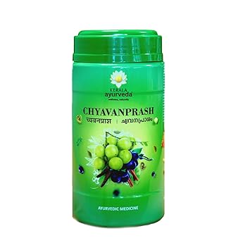 Kerala Ayurveda Chyawanprash with Wild Amla, Giloy, Ashwagandha, Shatavari & Jaggery | Rich in Vitamin C | Boosts Energy, Immunity, Stamina & Digestion | 800g - image, photos