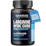 L-Arginine Capsules with L-Citrulline - Nitric Oxide Supplement - L Arginine and L Citrulline Blend - 120 Count - Vegan, Non-GMO Capsules for Performance, Endurance and Muscle Support - 2 Month Supply