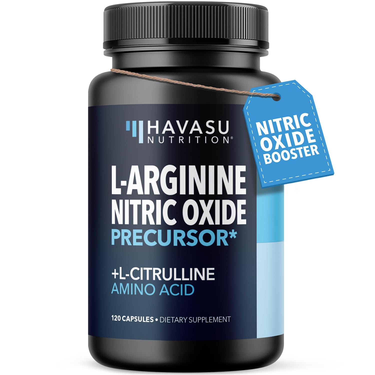 Cápsulas de L-arginina con L-citrulina - Suplemento de óxido nítrico - Mezcla de L-arginina y L-citrulina - 120 cápsulas - Cápsulas veganas sin OMG para rendimiento, resistencia y refuerzo muscular - Suministro para 2 meses