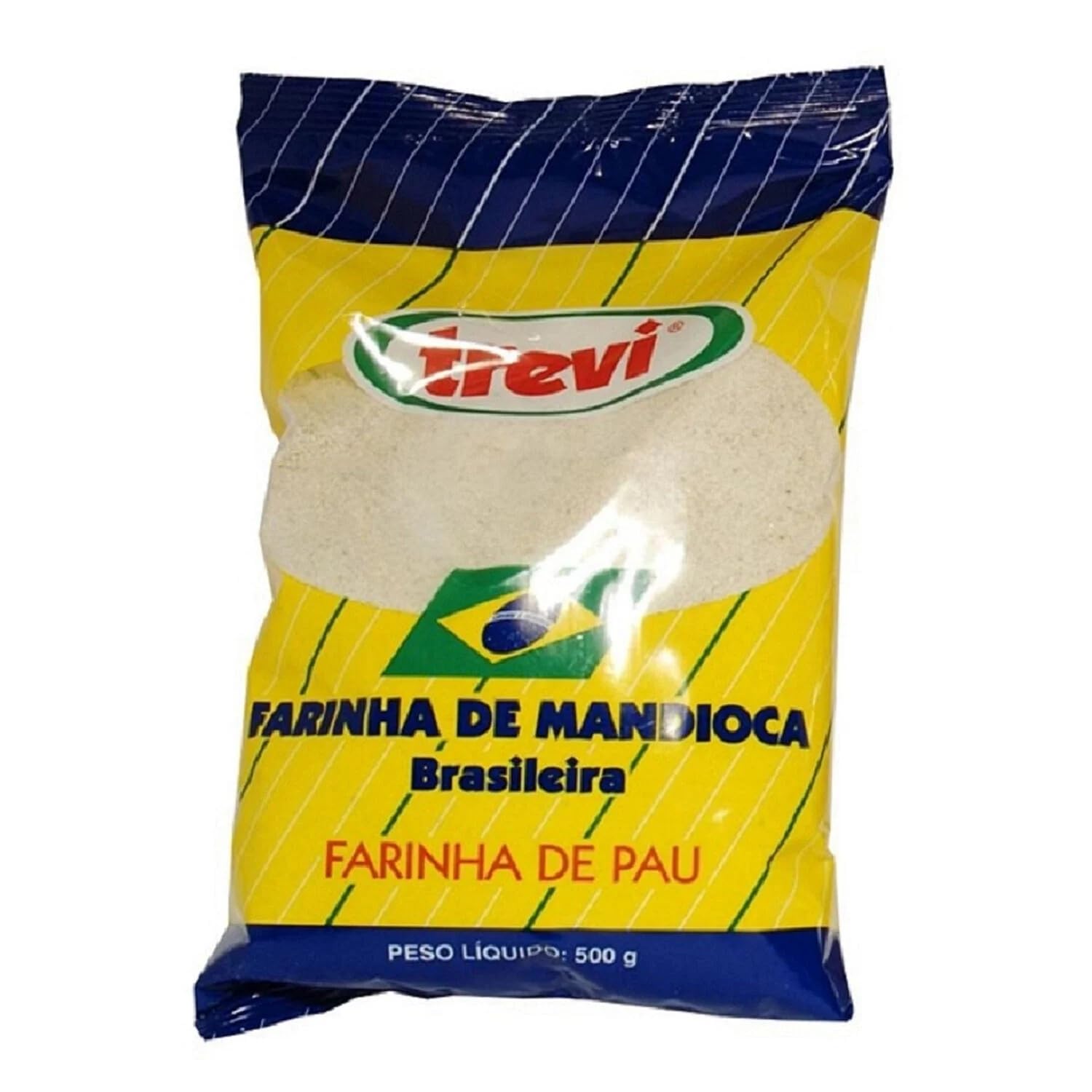 TREVI - Farine de Manioc - Sans Gluten - le sachet de 500g - Le Lot De 4