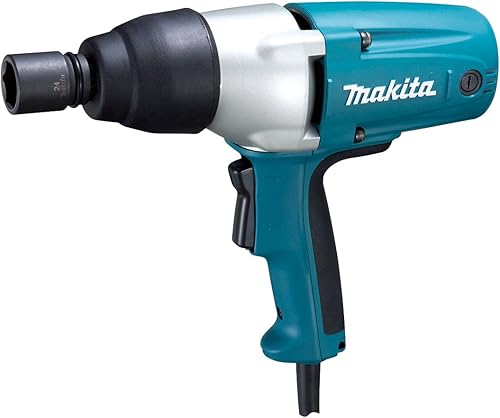 Makita TW0350 Llave de impacto de 12 pulgada con yunque de pasador de retención, azul