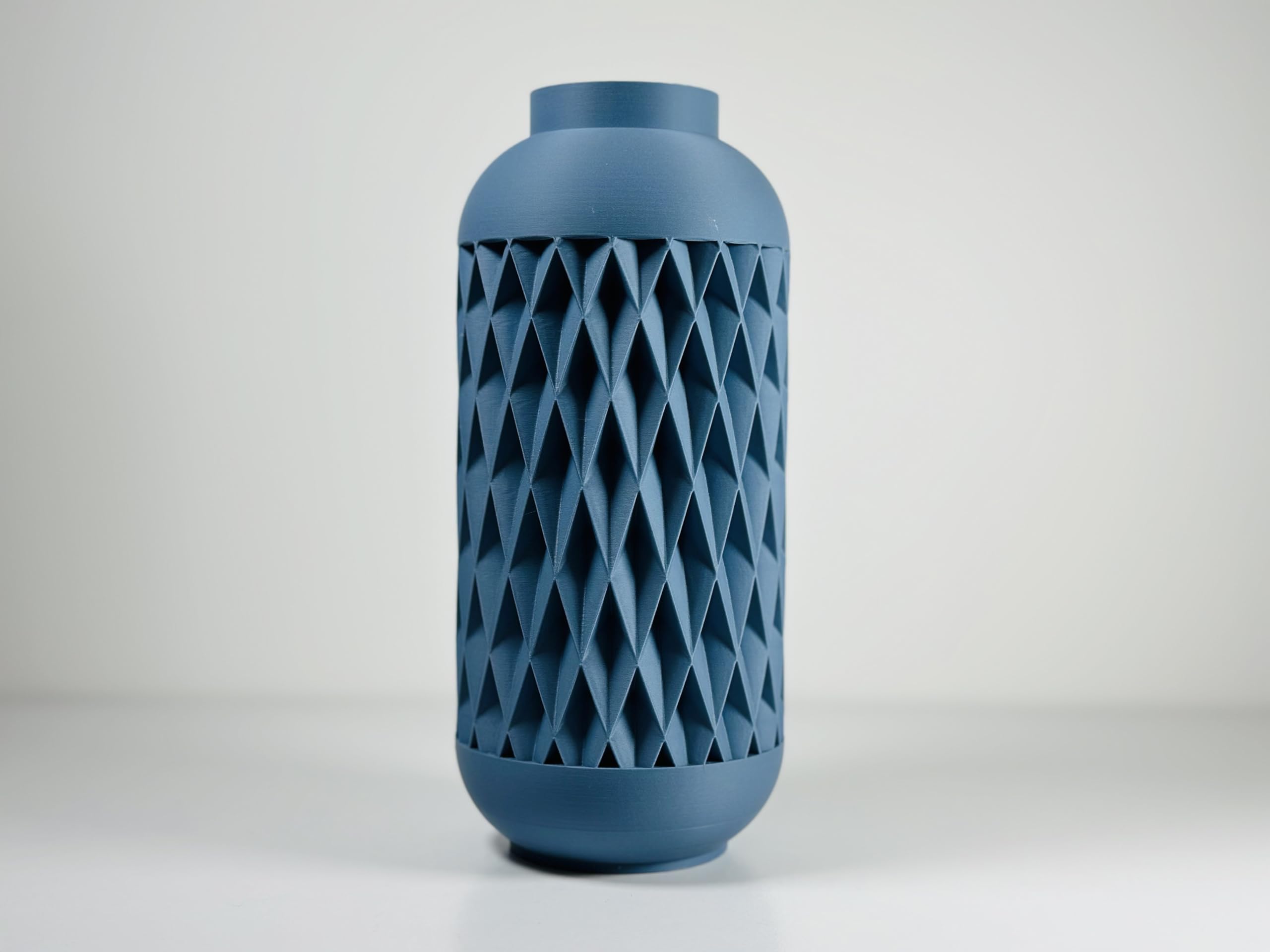 Vase Apollon bleu pastel moderne 15cm vase fleurs sechees design