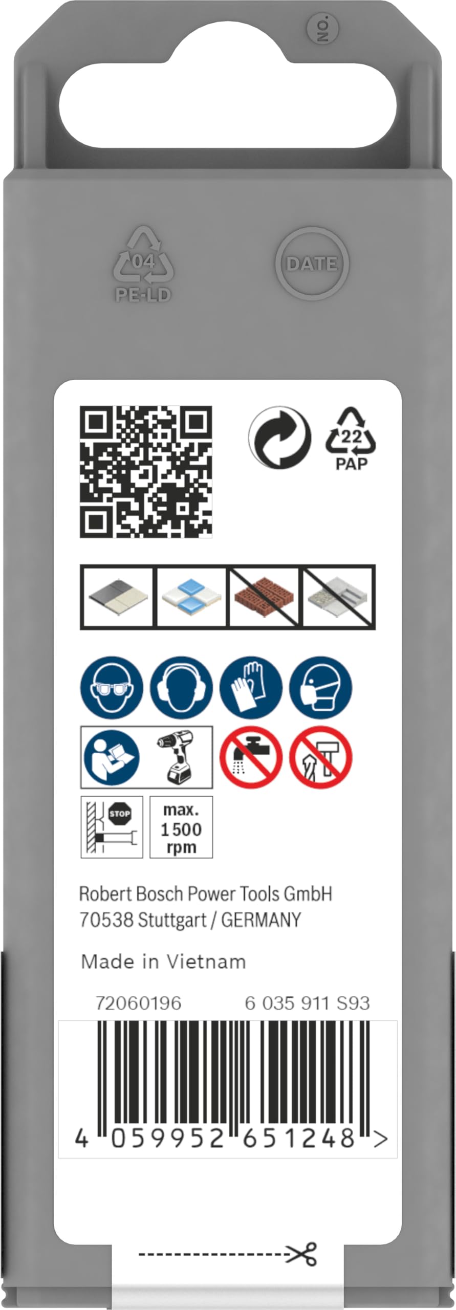 Bosch 1x Wiertło diamentowe PRO Ceramic Easy Dry (do Płytki, Twarde płytki, Ø 14 mm, Professional Akcesoria Wiertarki/Wkrętarki)