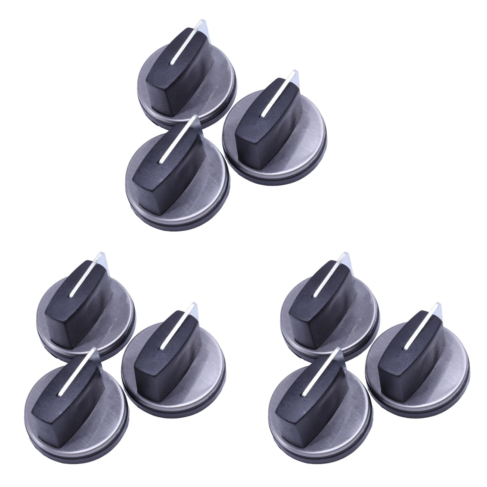 Jnchdghwa Universal Burner Parts Knobs Oven Rotary Switch Control Switch Gas Stove 9 Pcs