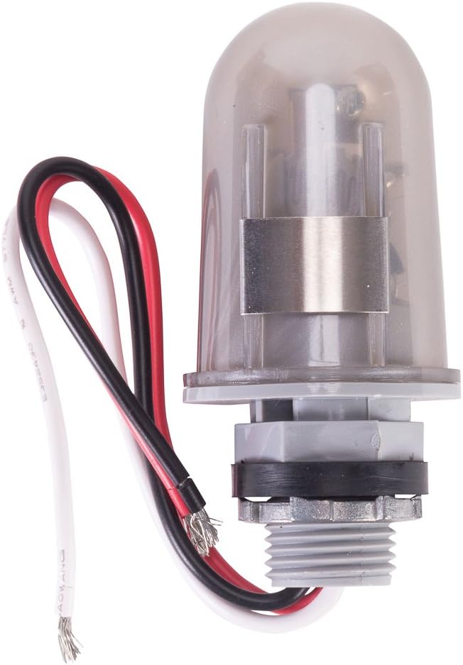 Clear Polycarbonate Dusk-to-Dawn Photocontrol for Outdoor Lighting