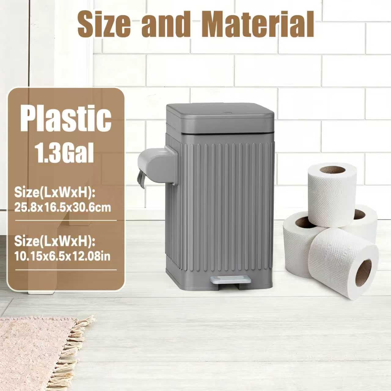 Dog Waste Trash Can - Odor Control & FREE SHIPPING -6 Dog Waste Trash Can - Odor Control & FREE SHIPPING -6