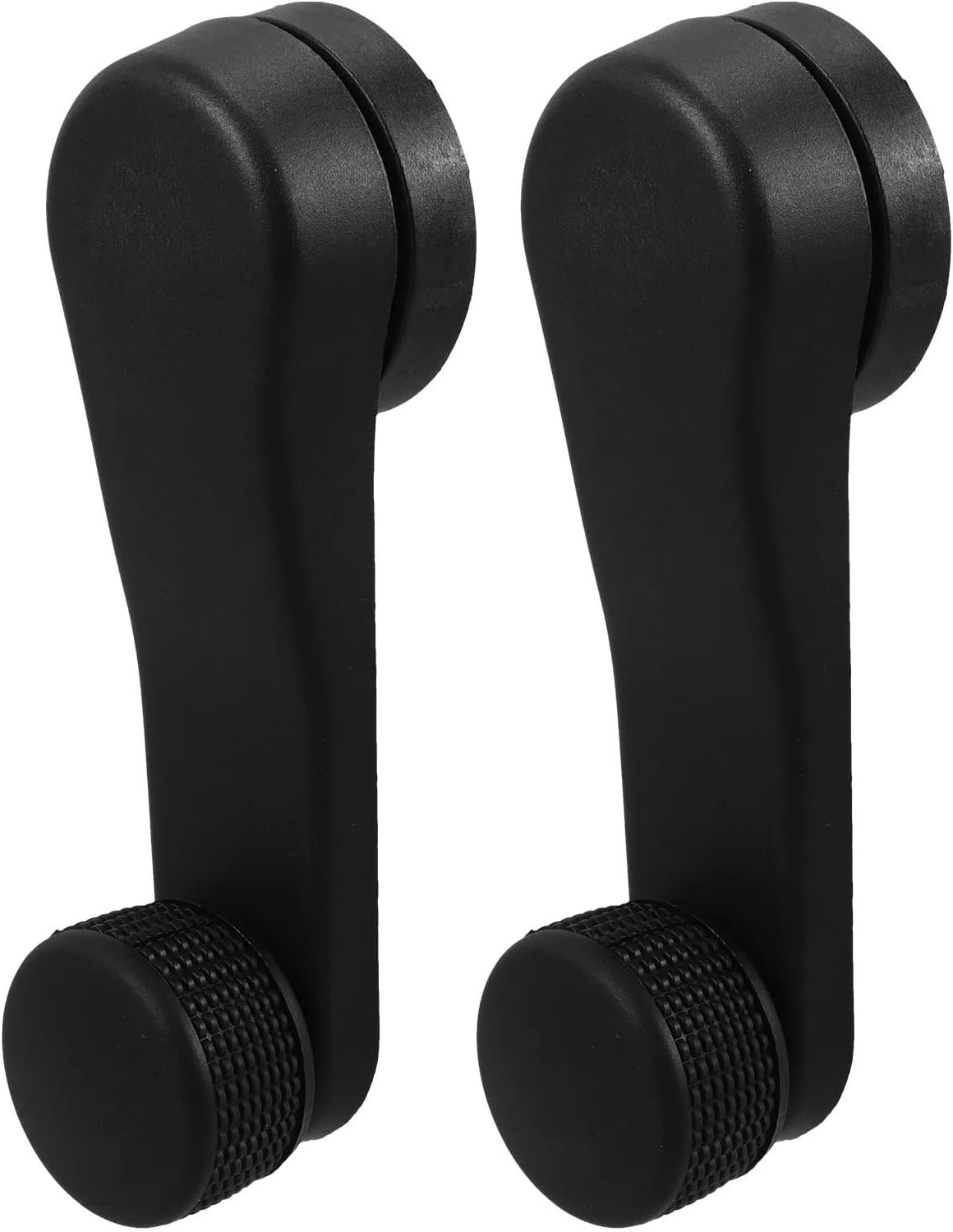 Window Crank Handle Replacement 1Pair ABS Car Window Crank Handle Replacement for Manual Windows Smooth Sleek Design Universal Fit Direct Install Auto Interior
