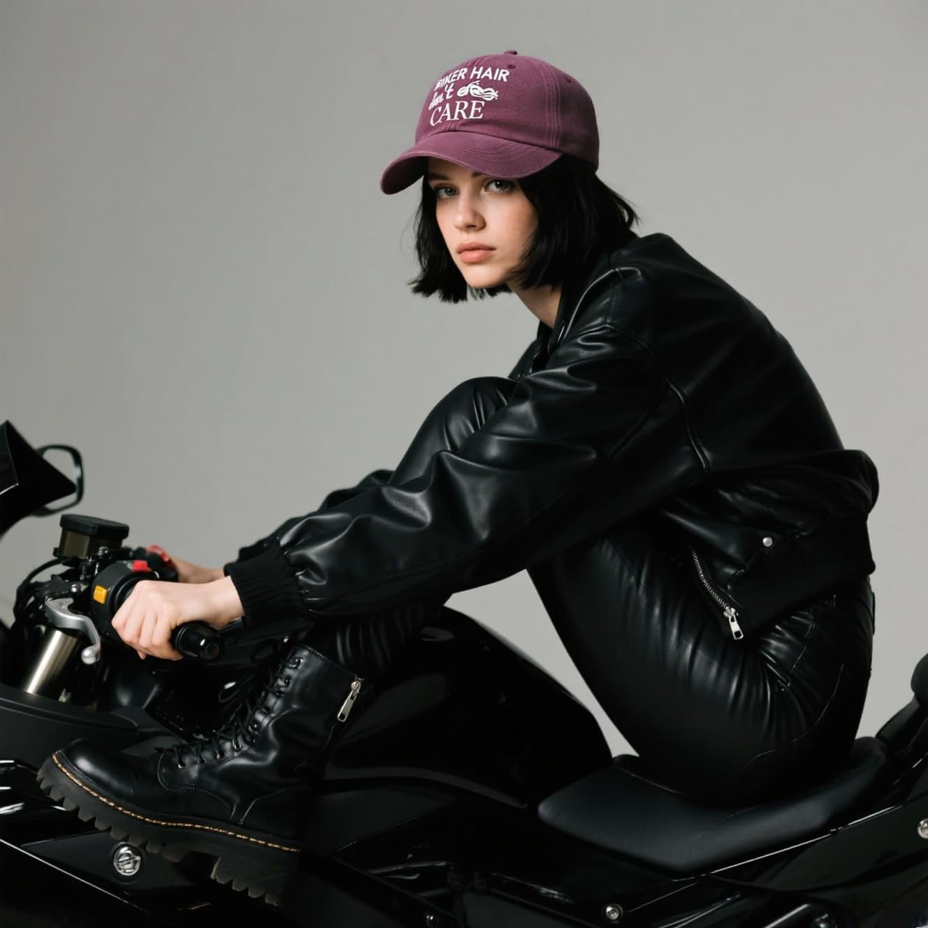 Waldeal Biker Hair Don't Care Hat for Women, Denim Washed Adjustable Baseball Cap - Image 7