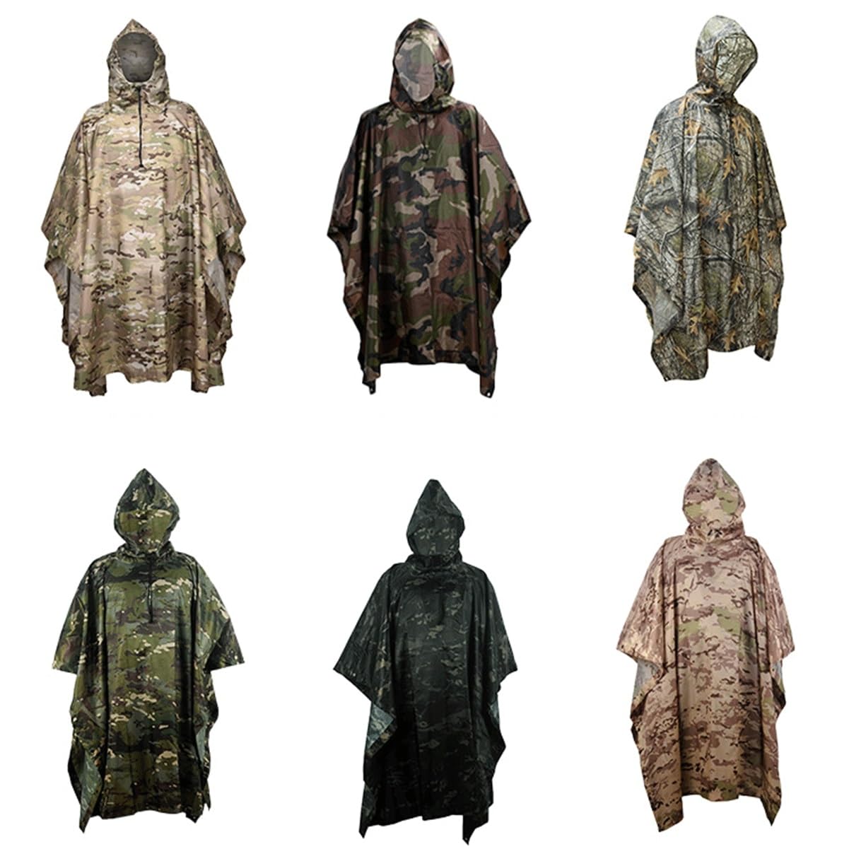 Poncho, Turystyczne Ponczo Przeciwdeszczowe, Płaszcz Przeciwdeszczowy Z Kapturem, Peleryna Przeciwdeszczowa, Sweter W Kamuflażu, Sportowa Peleryna Przeciwdeszczowa/#4