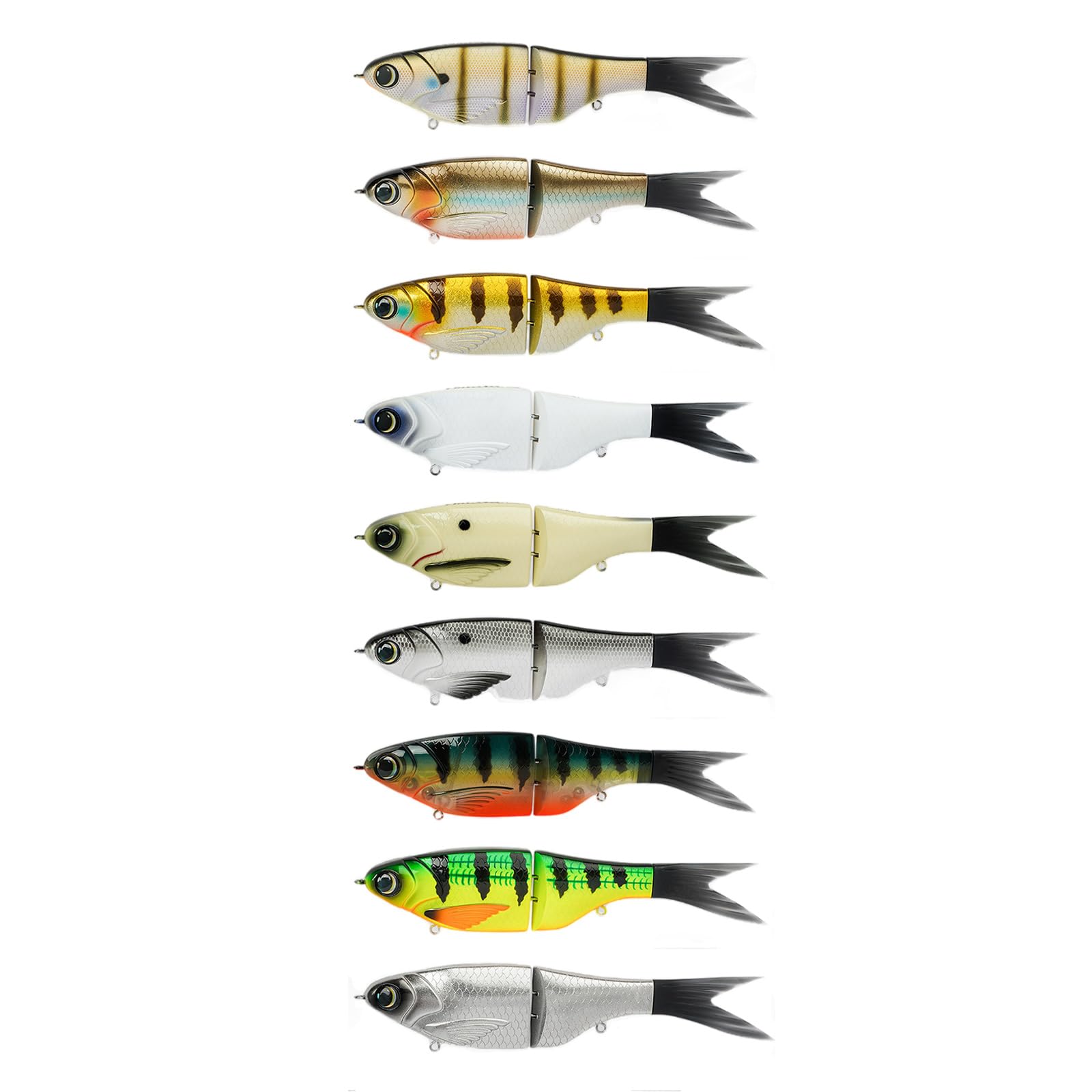 1 x künstliche Angelköder, Segment, Schwimmköder, mehrere Abschnitte, Angelköder, Salzwasserköder, Schwimmköder, mehrere Abschnitte