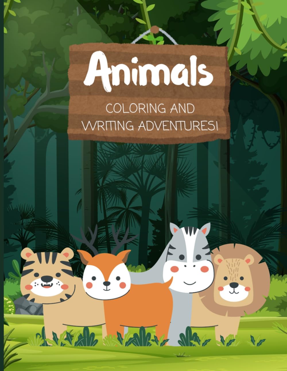 A-Z Animal Alphabet Coloring Book.: Spark your child’s creativity and curiosity with the ultimate A-Z Animal Alphabet Coloring Book.