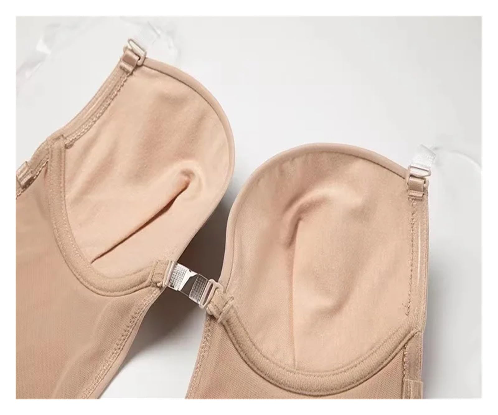 LYGXWJFC Body Modellante Senza Schienale da Donna, Perizoma Senza Cuciture, Body in Pizzo, Scollo Profondo a V, per Intimo da Donna con Schiena Bassa