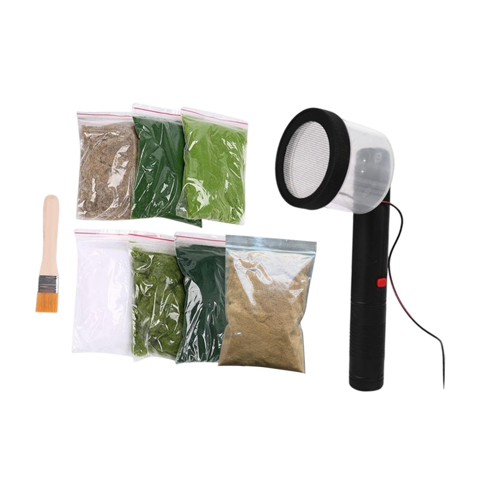 Colcolo Statische Gras Applikator Beflockung Kits für Diorama Miniatur Szene Modell