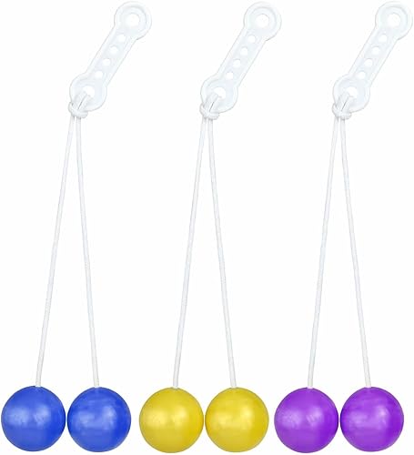 Lato Lato Clack Ball - Paquete de 3 bolas de clackers novedosas en una cuerda, juguete sensorial para niños
