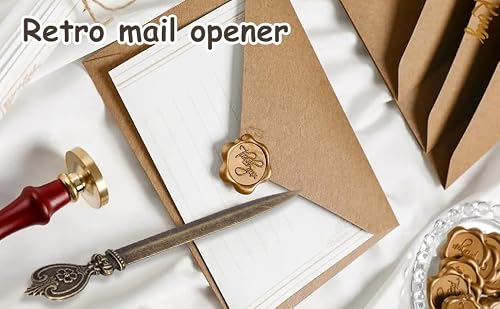 YOUTHINK Letter Openers, Retro Elegant, Zinc Alloy, Lightweight Compact, Home Office Use