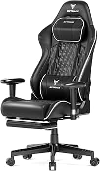 高さ調整機能付きパソコンデスク＋ゲームチェア（オプション） Amazon.co.jp: GXTRACE ゲーミングチェア ゲームチェア オットマン付き