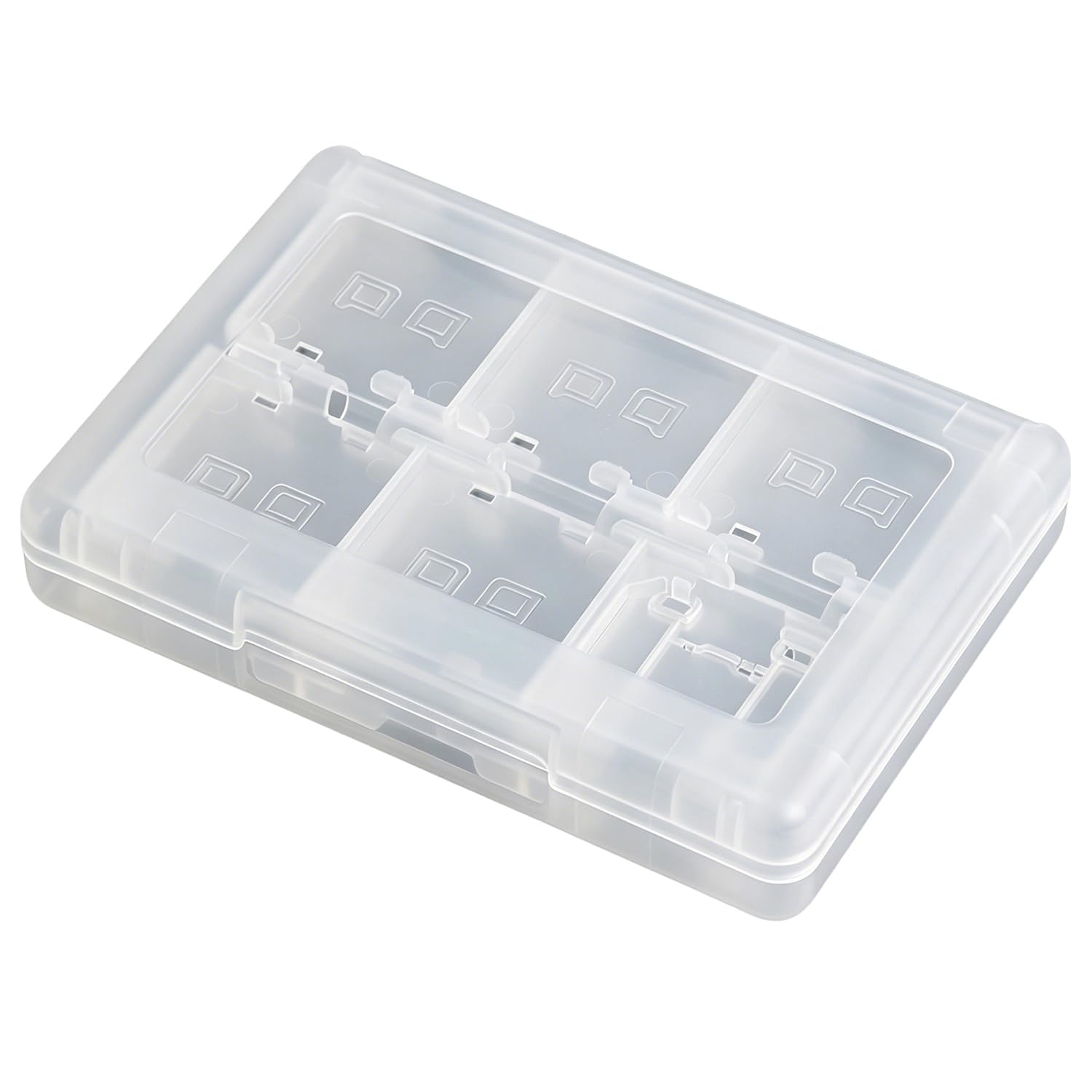 KlsyChry 28 en 1 Caja de Cartucho con Soporte para Tarjeta de Juego para Juegos Nintendo DS 3DS (Blanco)