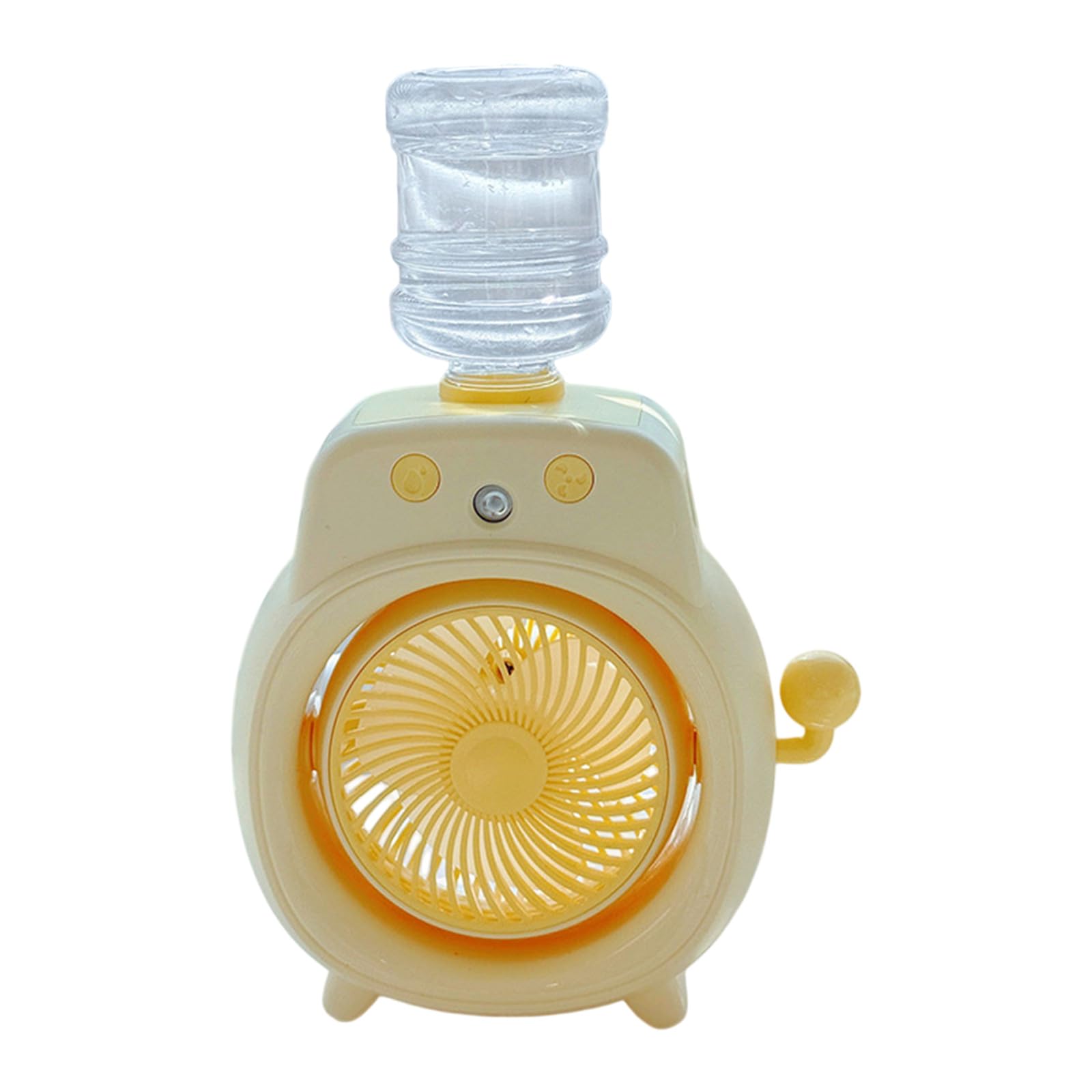 Tsophreniq Handheld Desktop Fan with Mists Function and 3 Adjustable Wind Speeds Quiet Operations Easy to Clean Suitable for Home Plastics Body