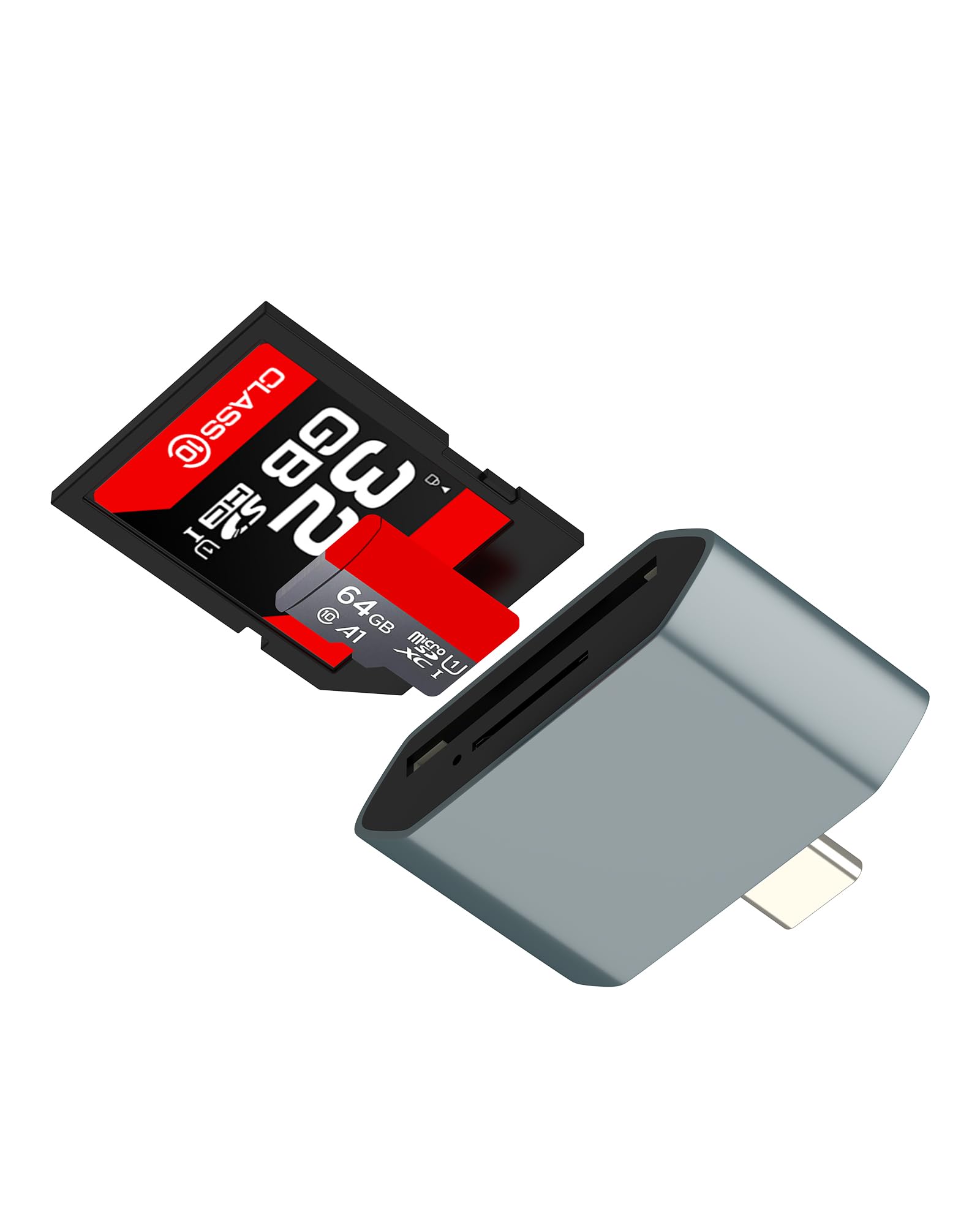 SD Card Reader for IPhone16 15 Pro Adapter USB C to Micro SD(2in1)Camera TF Memory for Apple Android Macbook for IPad Computer Compatible for Samsung Transfer Laptop Flash Accessorie Converter Compact-image-19