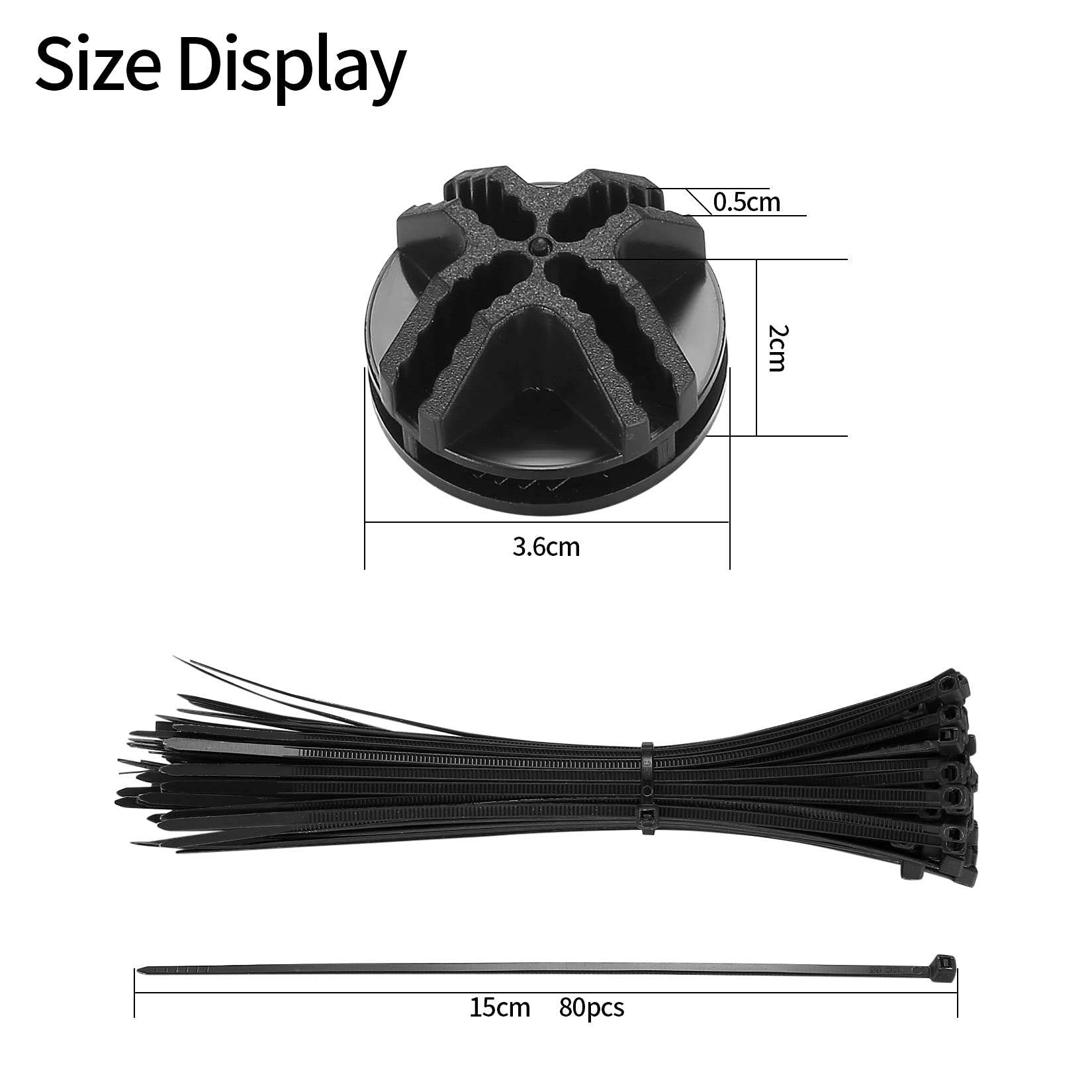 20 Connecteurs Cubiques Plastique Noir - Pour Meubles Modulaires Et Rangement - Compatible 4mm