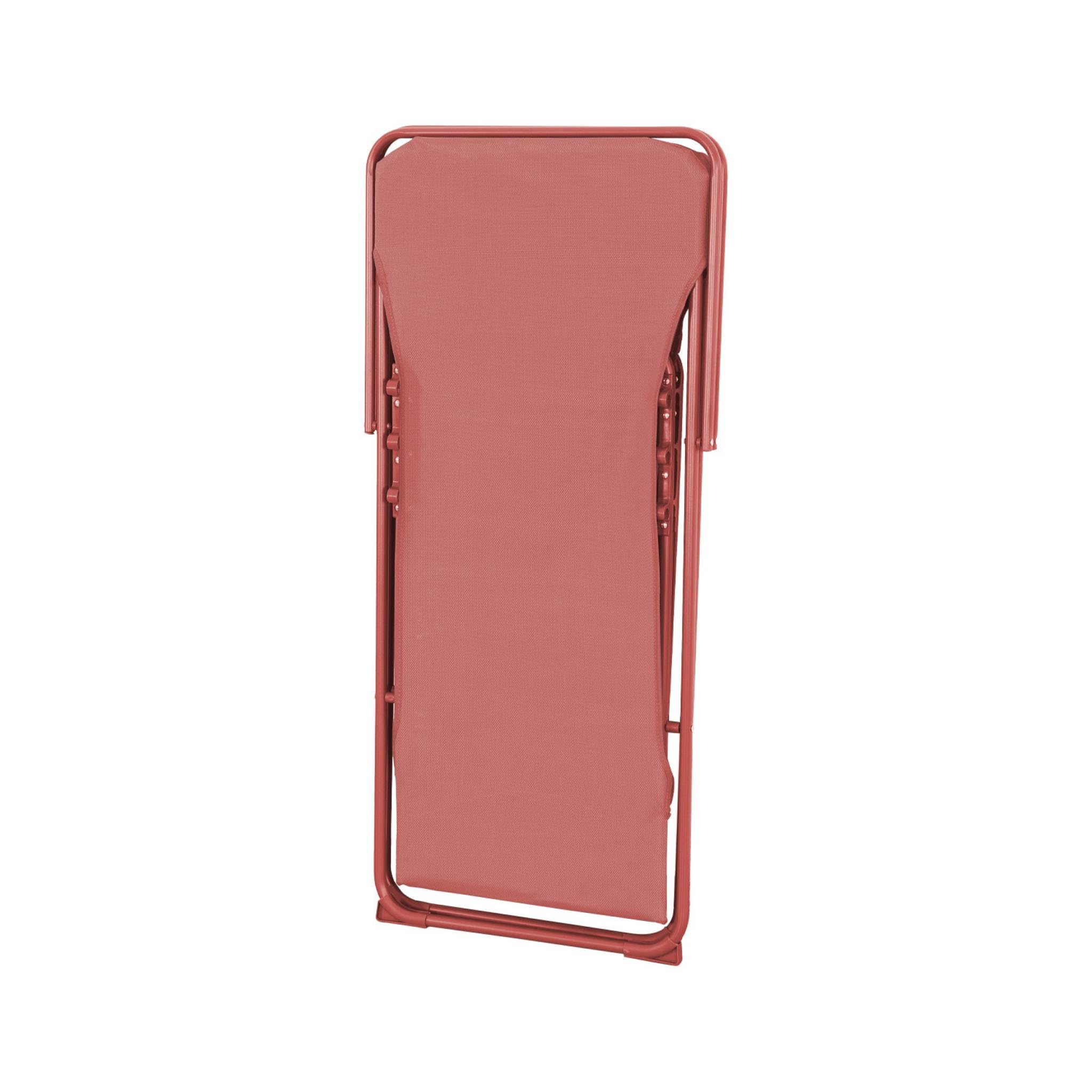 Set 4 sdraio pieghevoli Terracotta - 83x88x95 cm