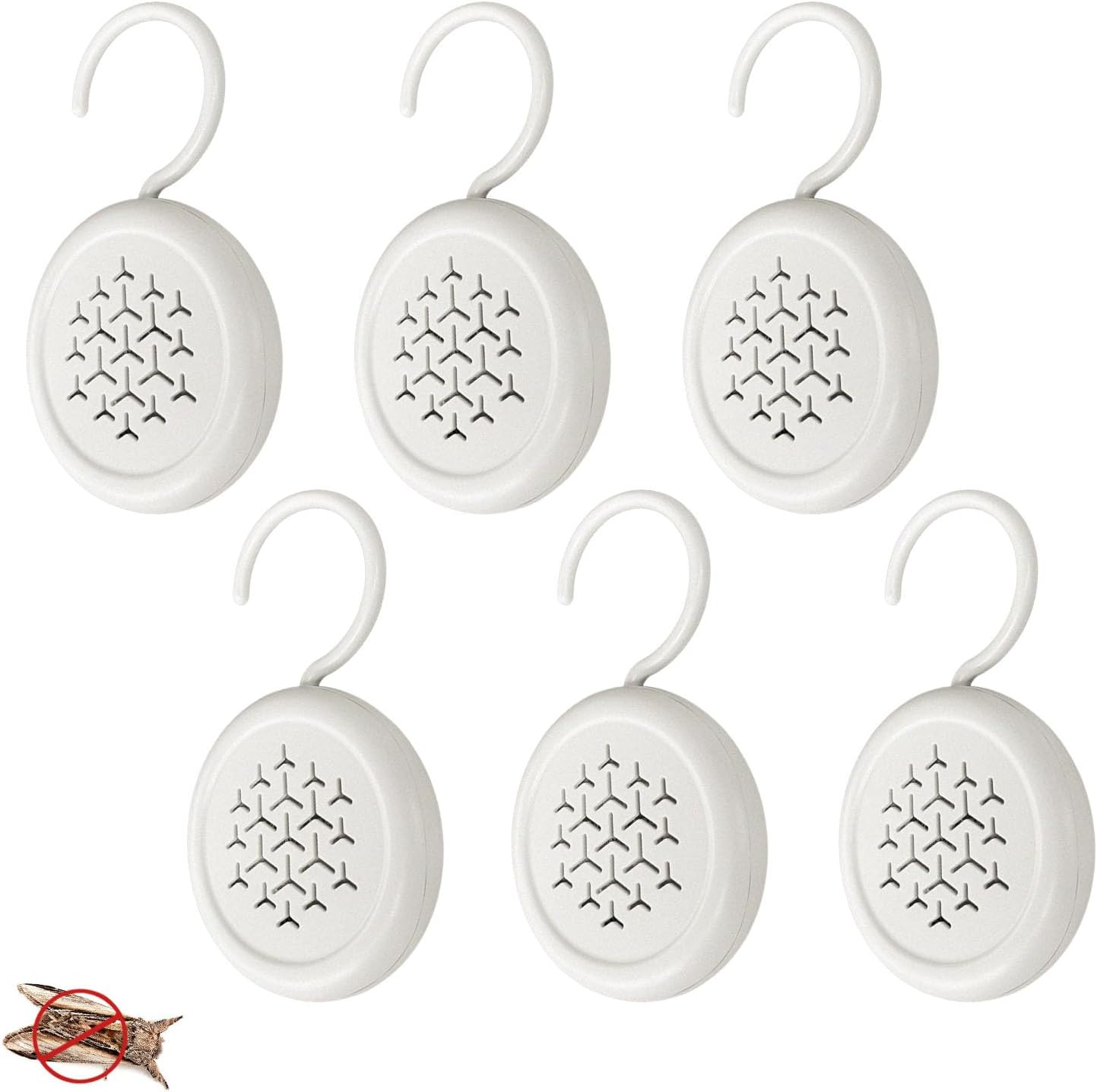 6 Hanging Moth Repellent for Wardrobes, Kills Moths Larvae and Eggs