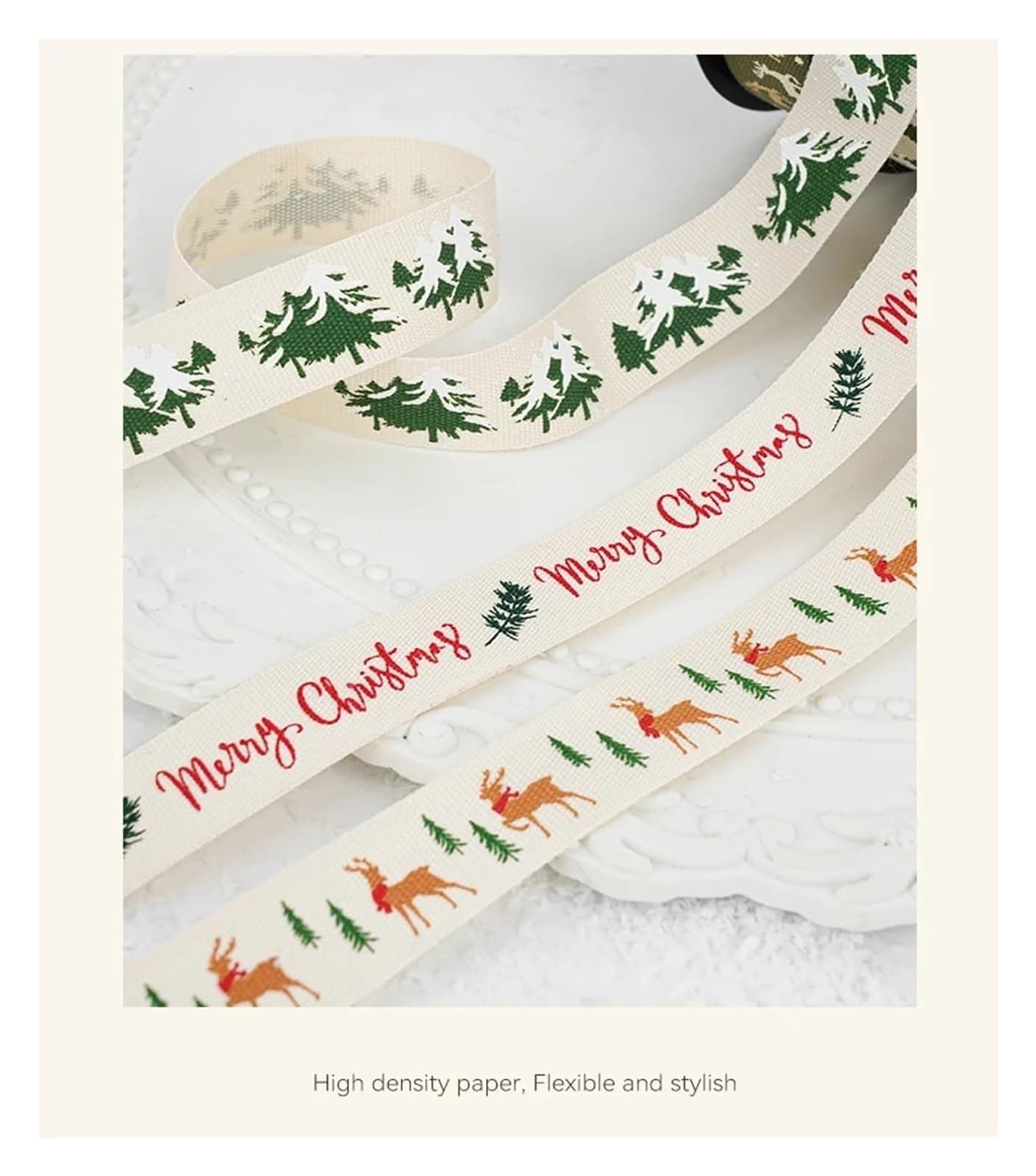 Cintas para envolver tartas, Cinta for envolver pasteles 1,6 cm x 9 m(Color E)