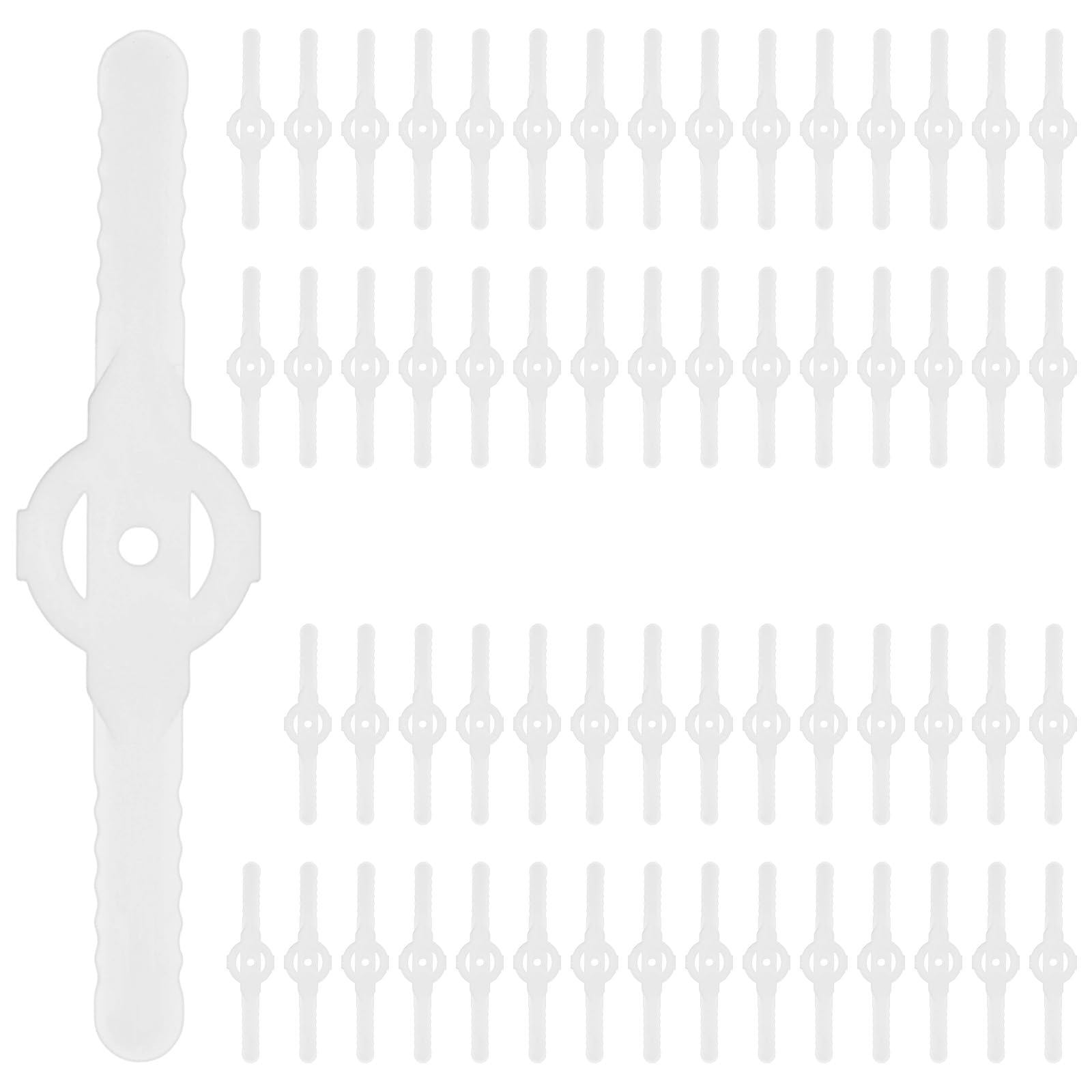 M METERXITY 20-Pack String Trimmer Head Blades Replace, White