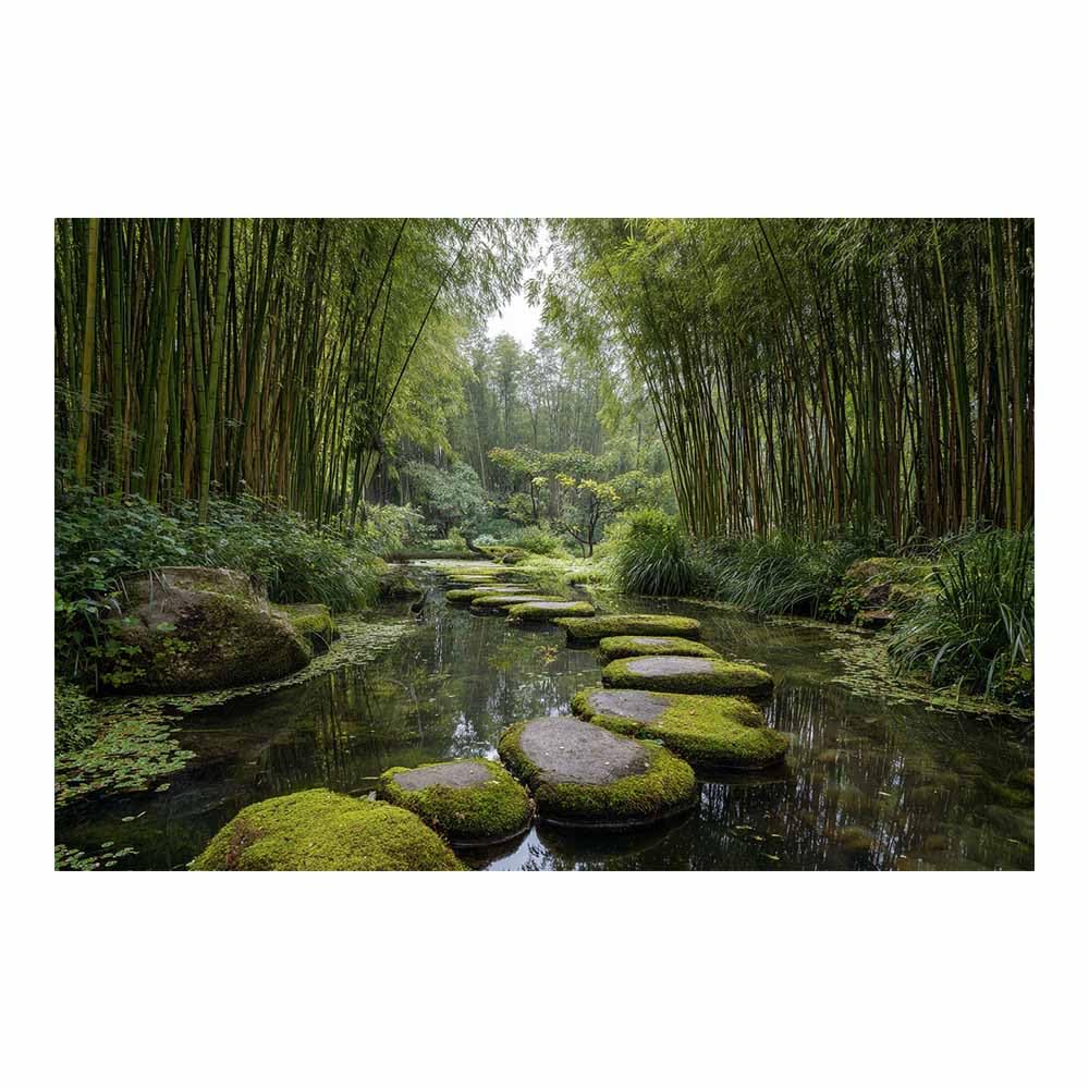HOQIU Landscape wall art Cave Lake Cabin Art canvas art, art print, house decor, bedroom wall decor above bed, prints for living room.(Multicolor)-60x80cm Unframed