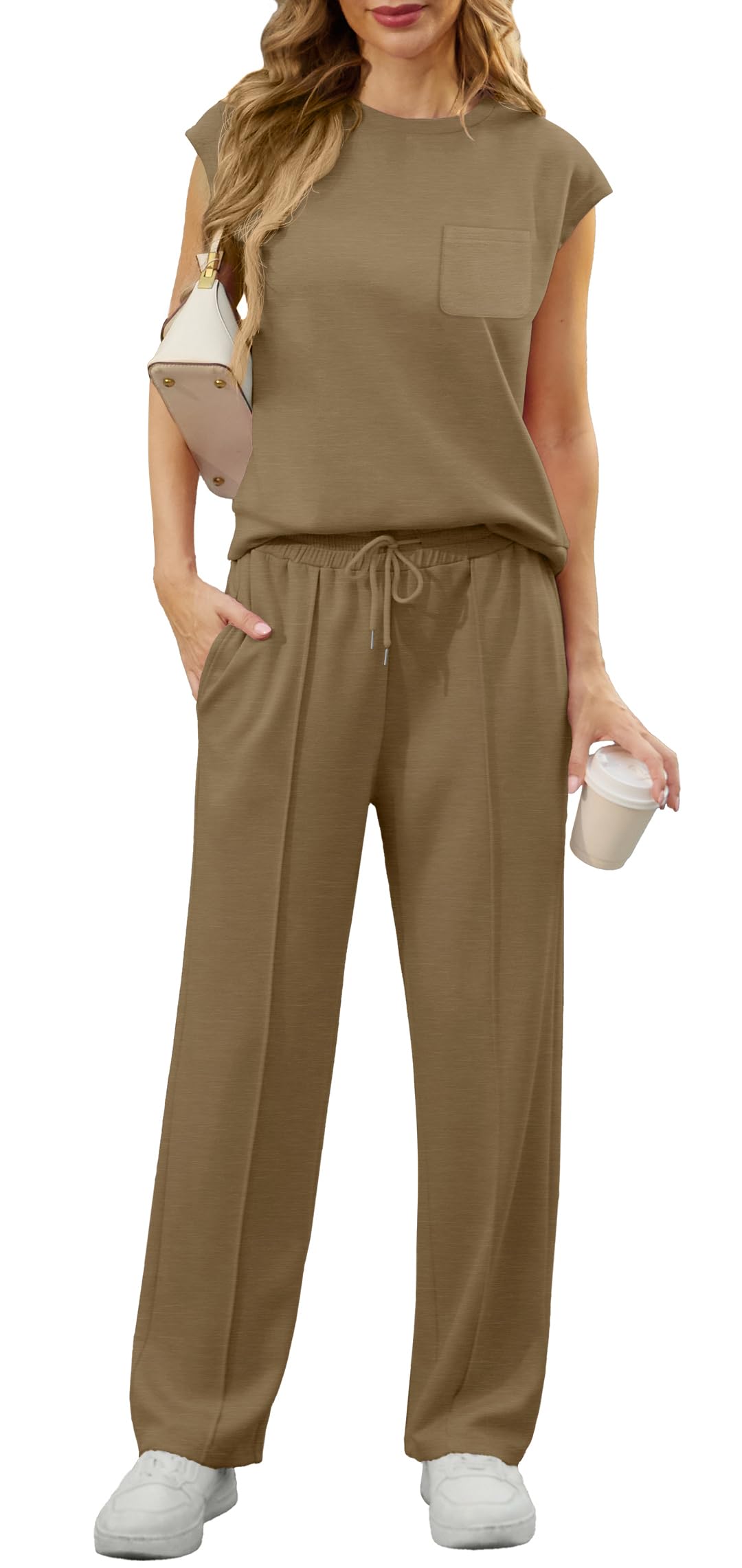 GRECERELLE Sleeveless Sweatsuit