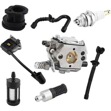 CDIYTOOL Carburateur MS170 MS180 C1Q-S57A Pour Tronçonneuse STIHL 017 018 Avec Kit Filtre Air