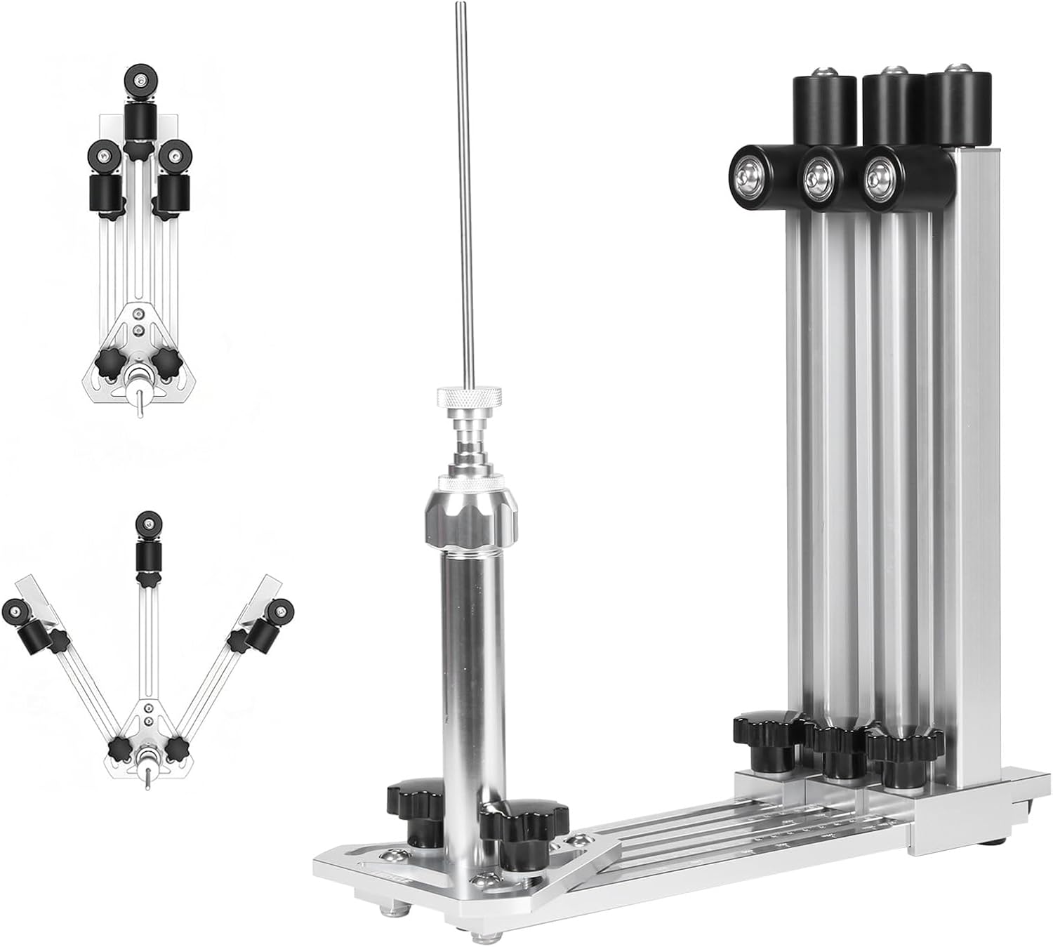 Foldable Bike Wheel Truing Stand Rotating Design Bicycle Wheel Weaving Stand Workstand for Biking Wheels Trimming Enthusiasts