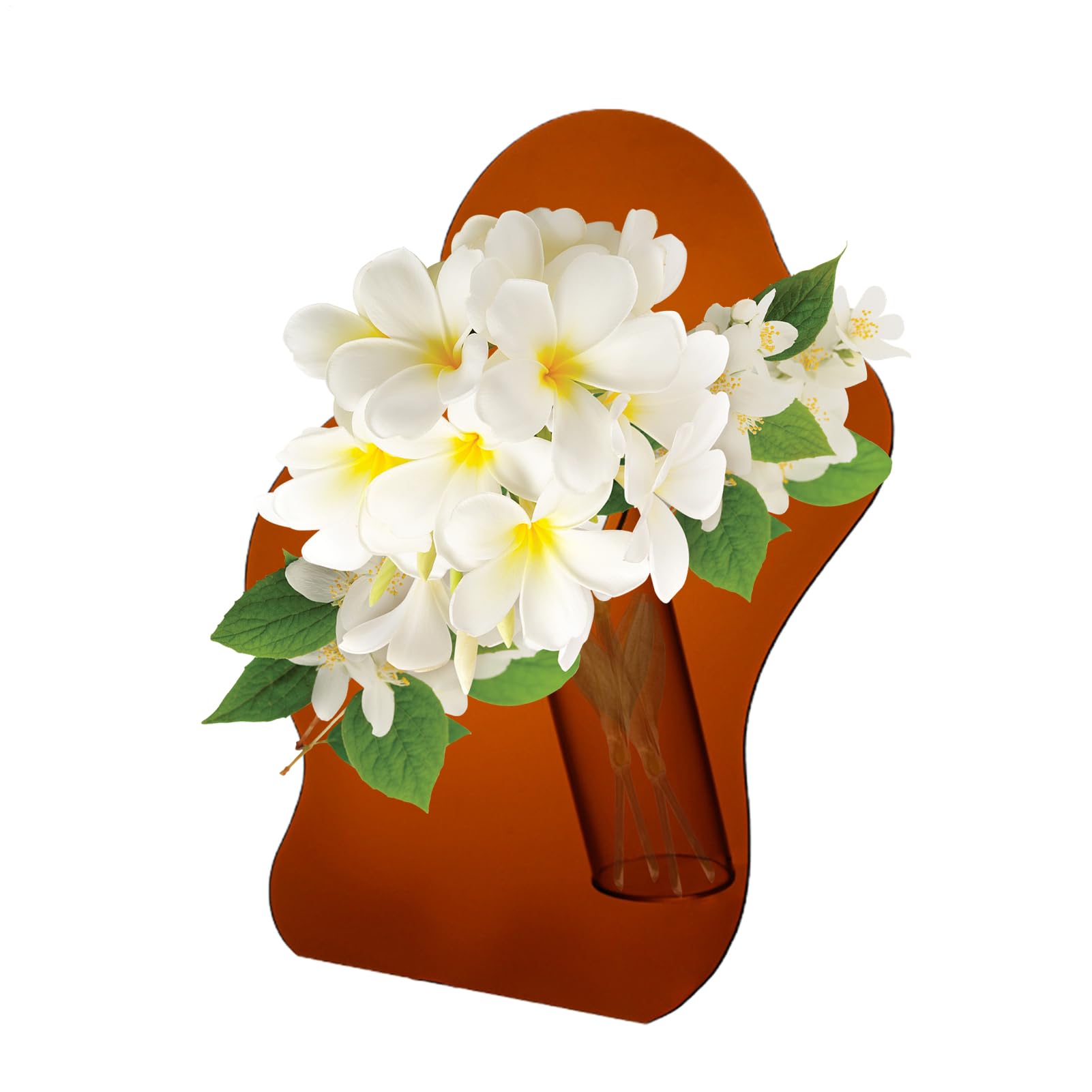 Vase en acrylique haut de gamme au design de cadre moderne