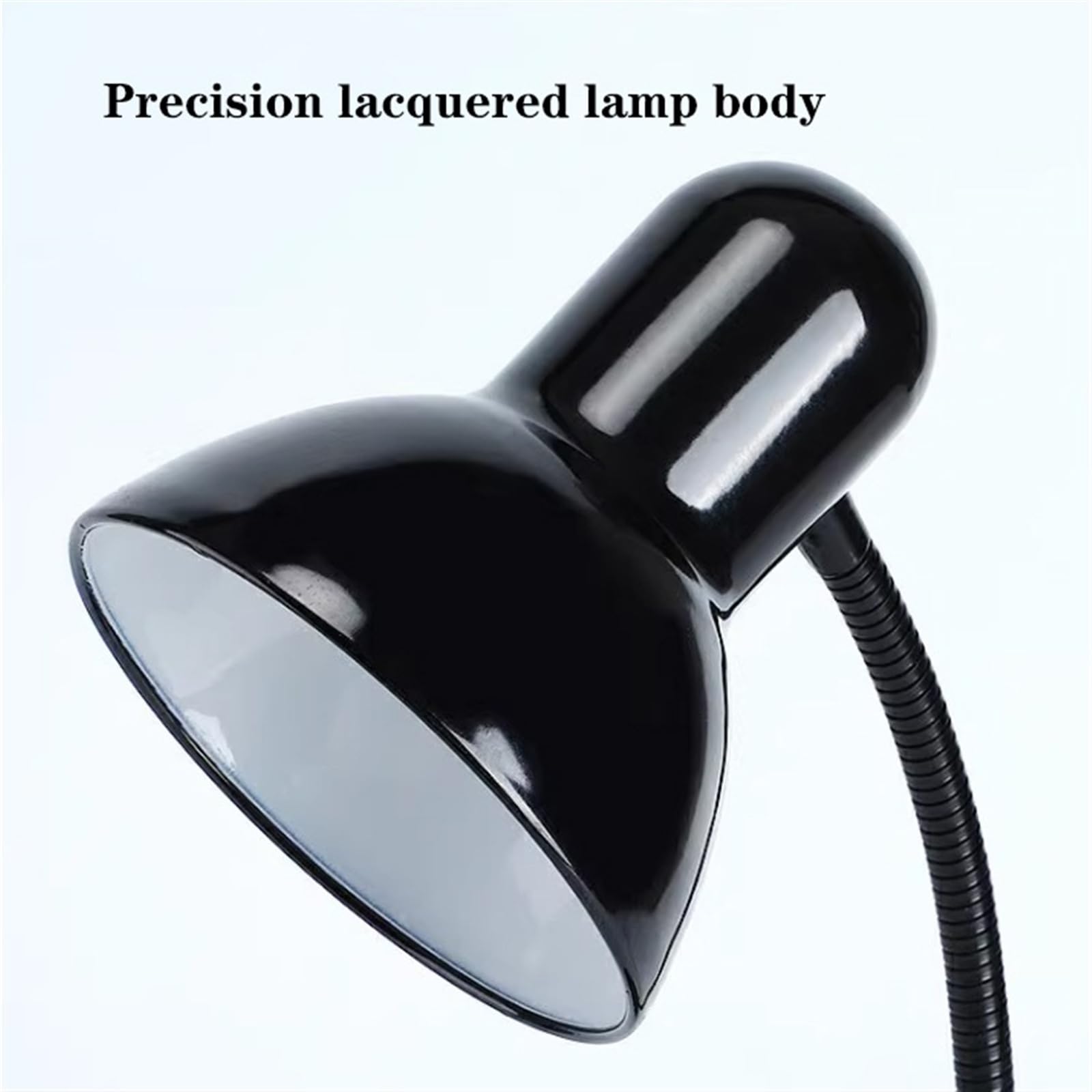 Lampada da Scrivania Lampada da scrivania a LED, lampada da scrivania in metallo for protezione degli occhi, lampada da lettura flessibile a collo di cigno con 3 modalità di illuminazione for ufficio