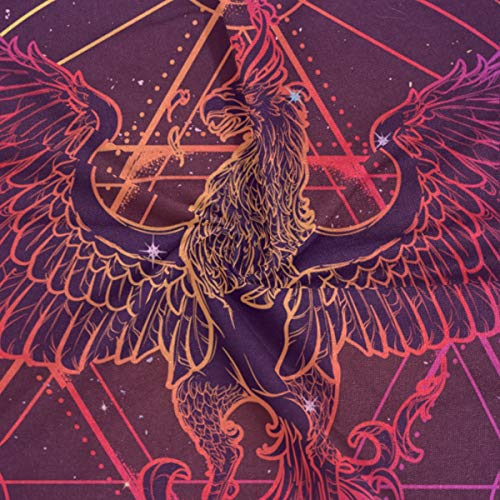 MOYYO Mythycal Bird Phoenix Face Sun Dust Mask Bandanas Seamless Elastic Neck Gaiter Headwear Magic Scarf Headband Balaclave for Women Men Festivals Running Cycling Outdoor Sport3