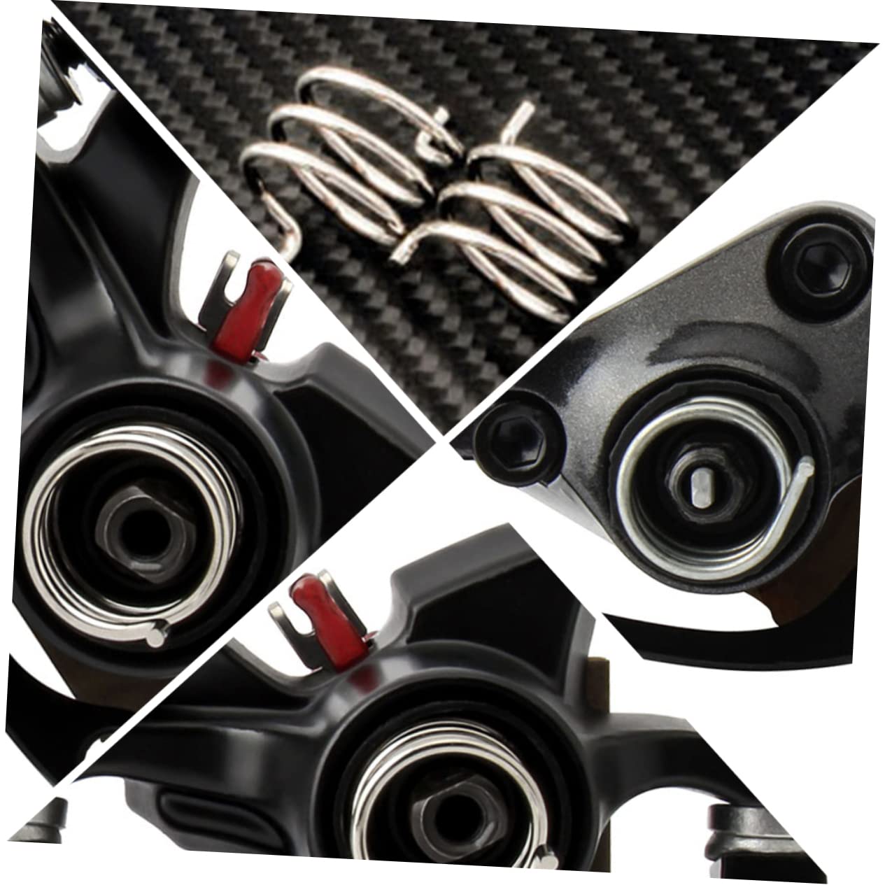 KOMBIUDA 2pcs Disc Brake Calipers Spring for Easy Install Disk Brake Spring Kit/Replacement Steel Material Smooth