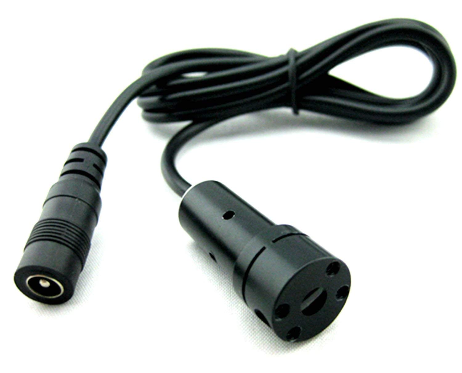 635nm 5mW Red Laser Line Módulo/láser Posicionamiento 15x34mm con lente de vidrio + adaptador + soporte