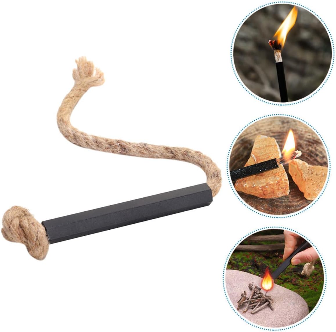 Totority 4pcs Beeswax Twine for Fire Fire Ropes Camping Survival Rope Lighter Outdoor Cord