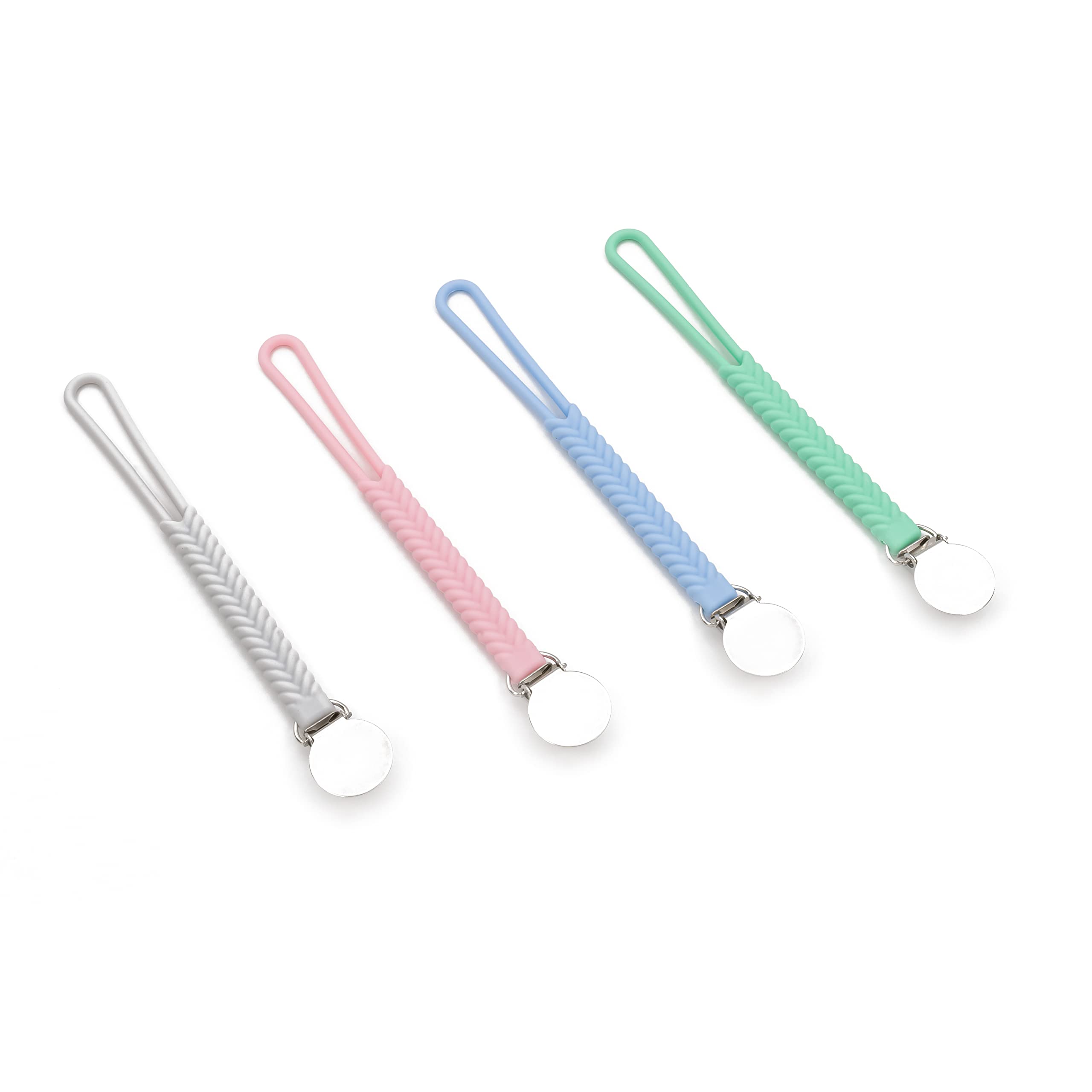 Pacifier Clip Universal Durable, Stylish, & Safe Baby Pacifier Clips Made of Silicone Baby Essentials for Newborn Baby Pacifier Mazi Universal by Mazi