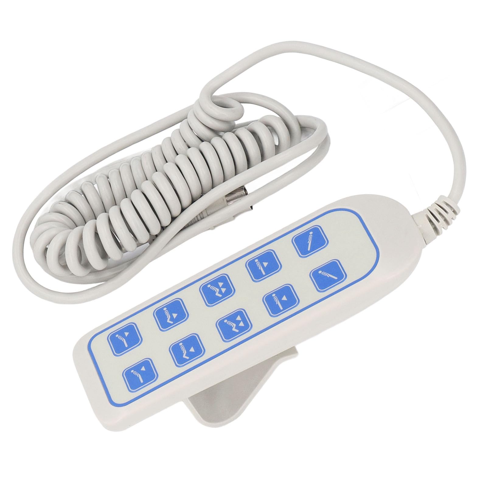 Dpofirs Lift Chairs Power Recliners 10 Tasten 8 Pin SK-04-5 Remote Hand Control Replacement, IP66 Power Recliner Remote für Hubtische, Klappbetten