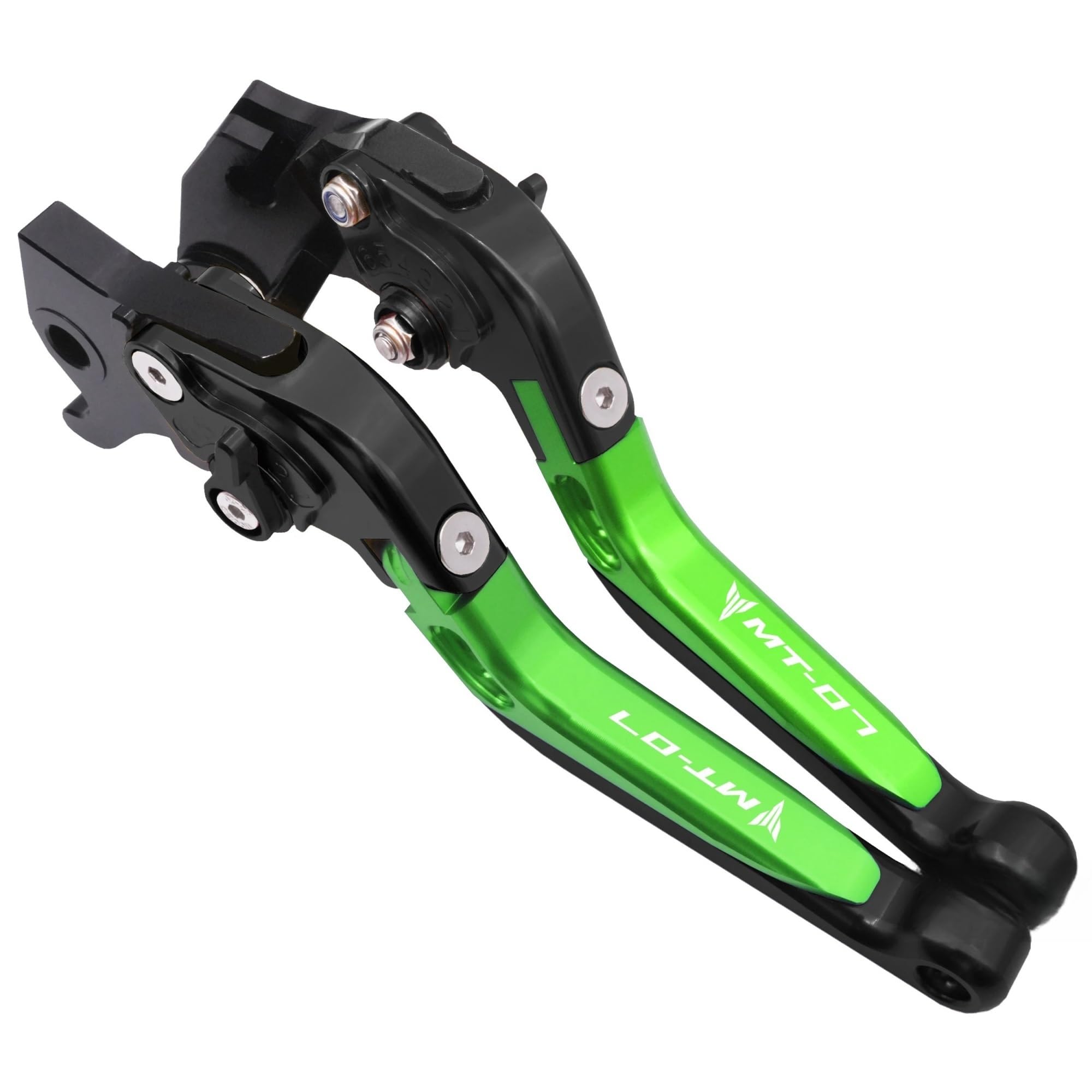 Dagmara Bk Gn Bk-Bk For Mt07 Brake Clutch Lever Motorcycle Adjustable Folding Levers Set For Mt-07 Fz-07 2014-2020