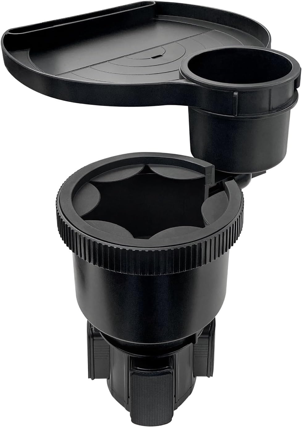 Tough & Hungry Mega XL Cupholder Expander with SnapOn Extra Cupholder, Adjustable