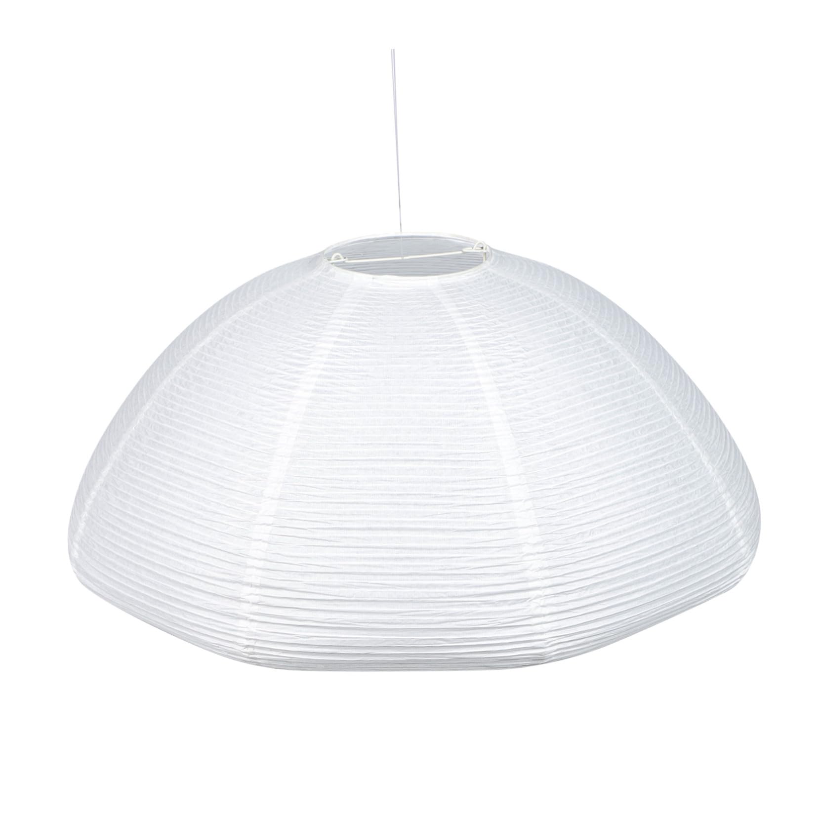 Paralume di Carta Bianco Semplice per Lampada a Sospensione, Facile da Installare, Ammorbidisce la Luce, per Camera da Letto e Ufficio