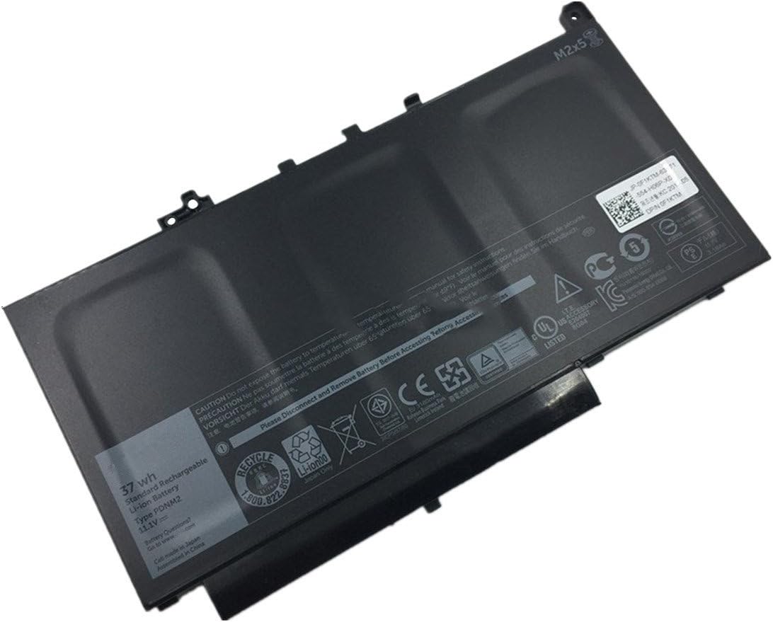 HWW New 11.1V 37Wh PDNM2 Battery Compatible with Dell Latitude E7270 E7470 0F1KTM Series