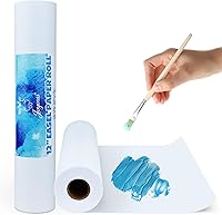 Vista 10 de Joyooss Rollo de papel de caballete de 12 pulgadas x 984 pulgadas (82 pies), rollo de papel de dibujo para pintar caballetes de niños, papel de arte