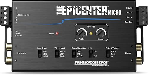 AudioControl El procesador de restauración de micro graves Epicenter y convertidor de salida de línea con ACR-4